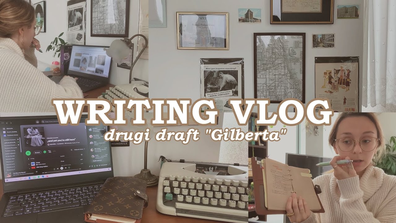 WRITING VLOG 🍂 przygotowania do drugiego draftu 