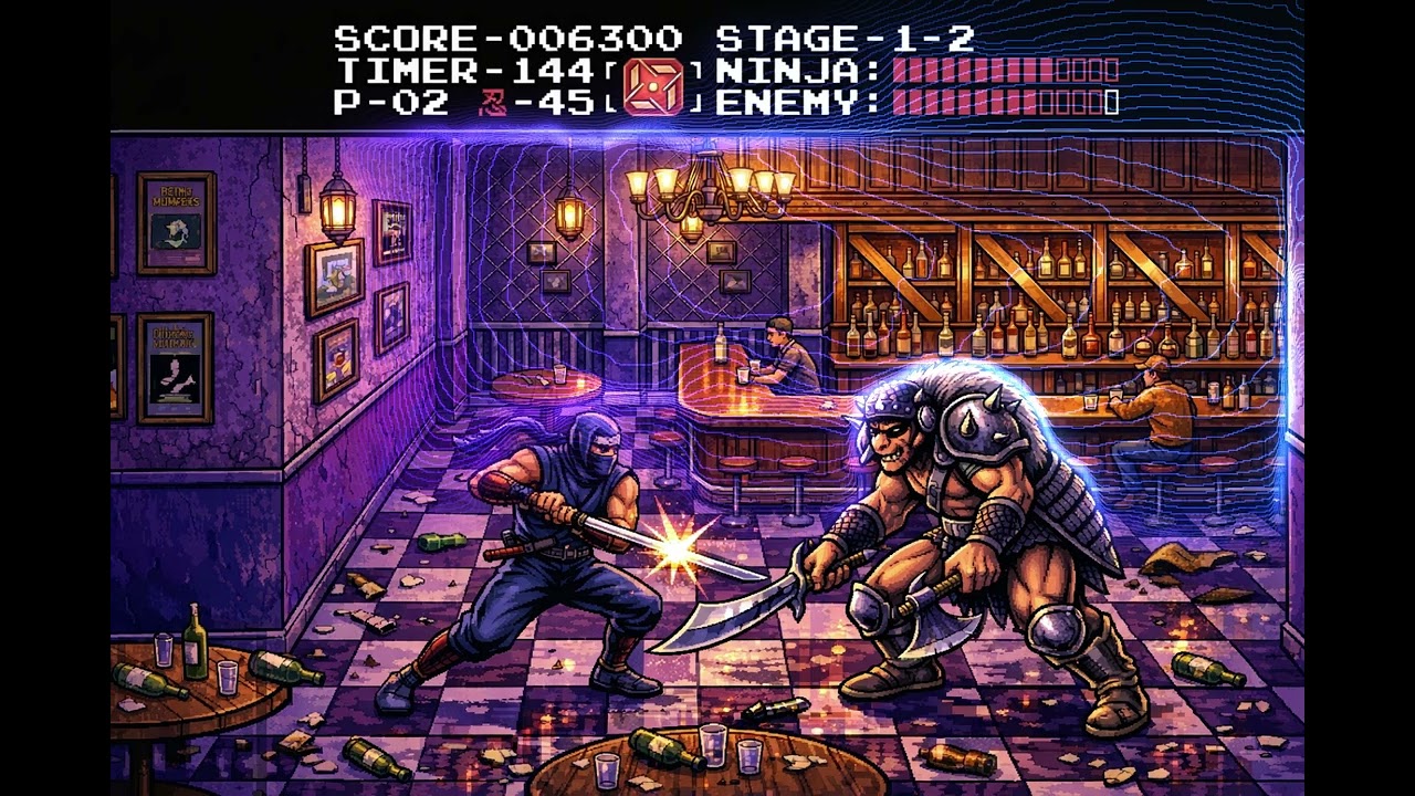 Ninja Gaiden : NES - Boss theme (MuleWaxJamz Mix)