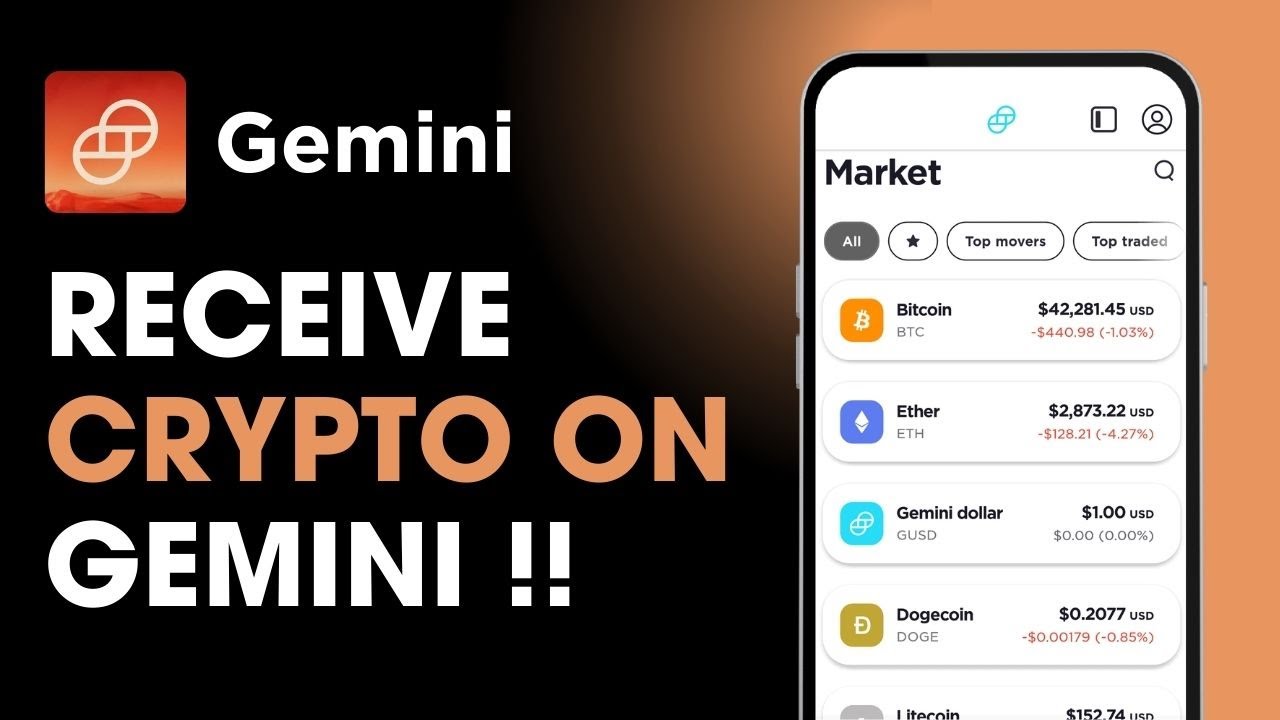 How to Receive Crypto on Gemini Wallet !