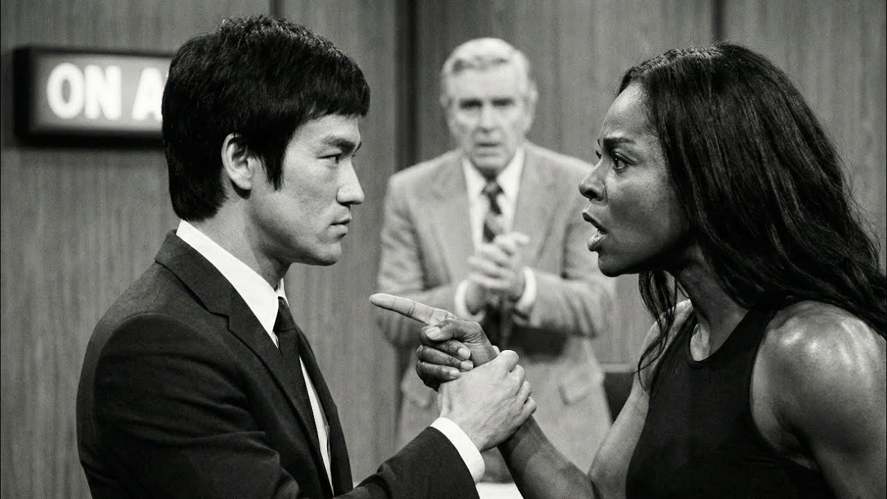 Bruce Lee On Live TV When Laila Ali Grabbed His Collar—8 Seconds Later NBC Cut The Feed