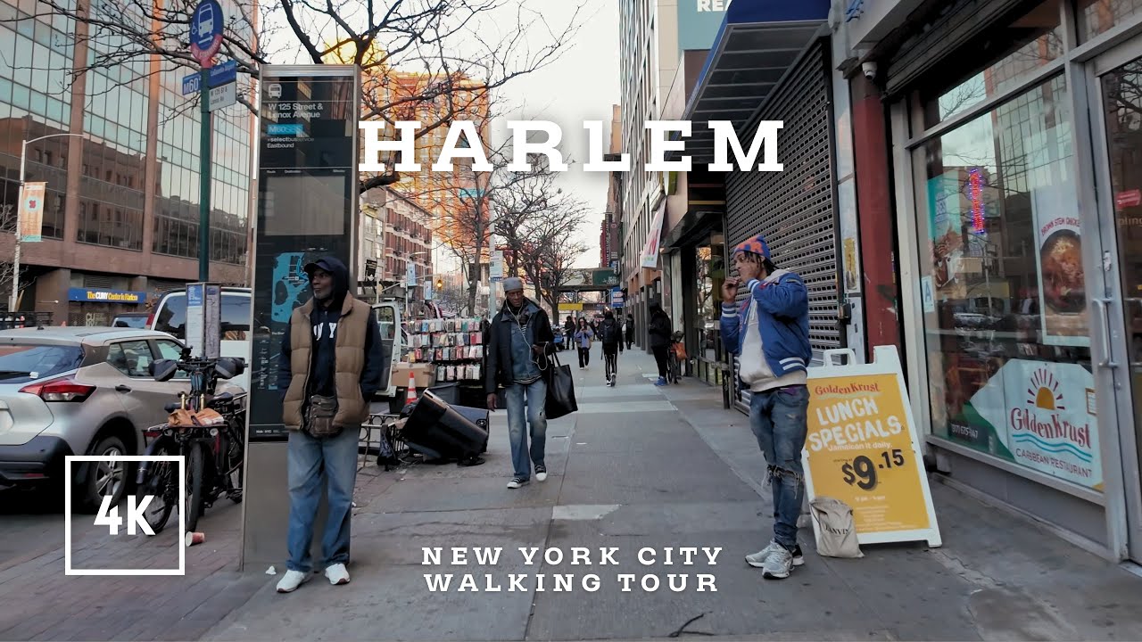 New York City walk - HARLEM 4K
