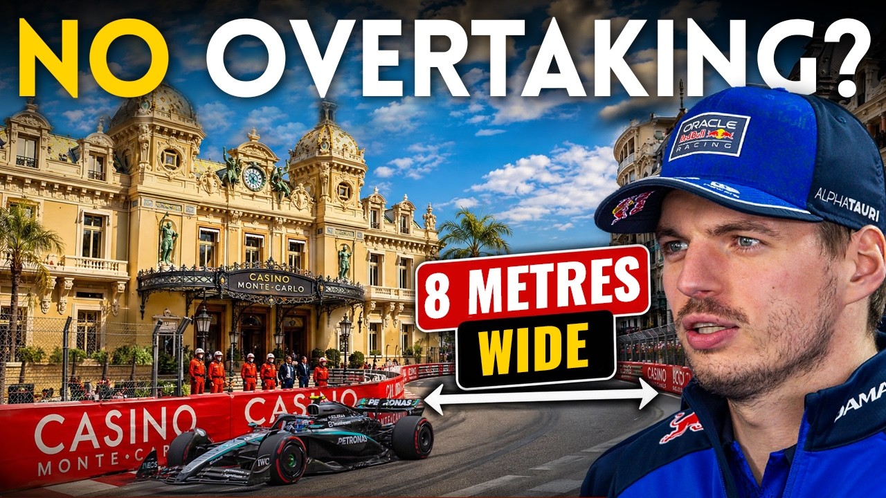 Why overtaking is nearly IMPOSSIBLE at the MONACO GRAND PRIX!
