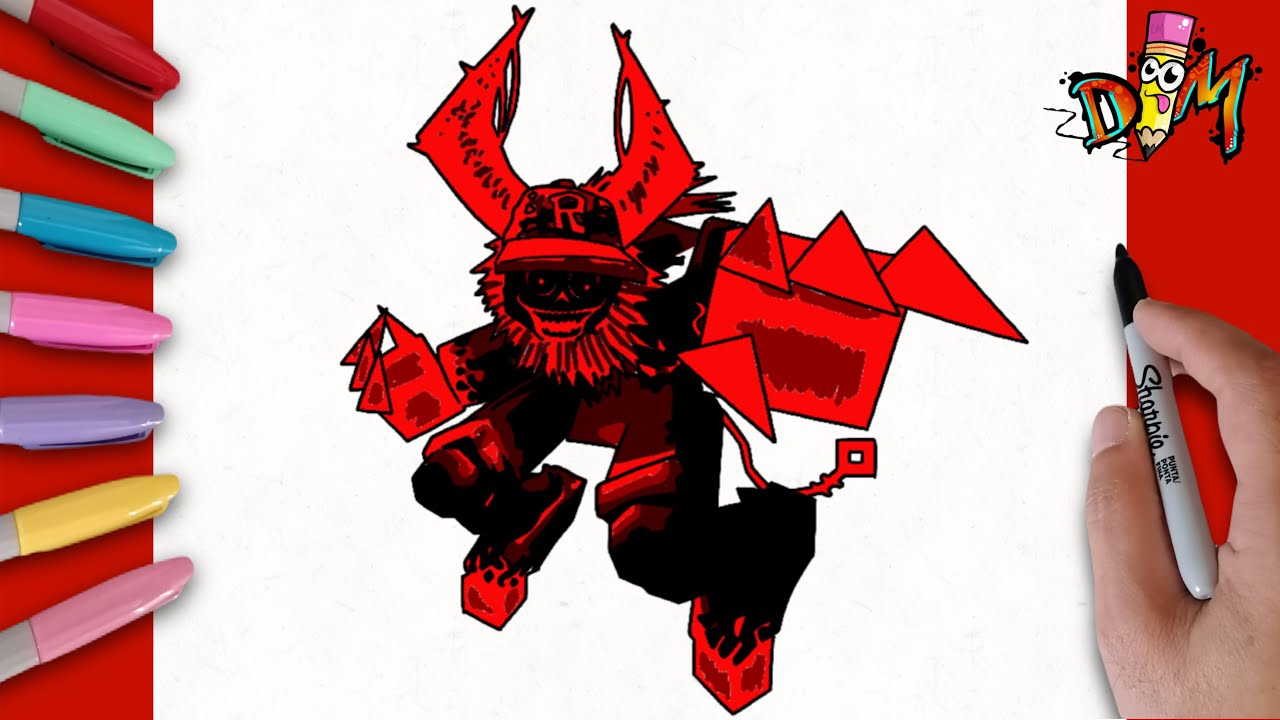 How to Draw Guest 666 (ROBLOX FORSAKEN)  | como dibujar a Guest 666