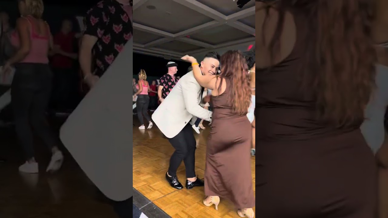 DJ Vanessa Salsa Dancing with World Champ Gio Ochoa from Mexico🇲🇽