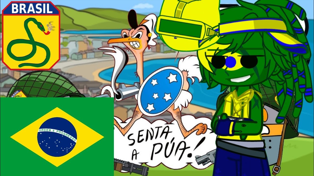 PAÍSES REAGEM AO BRASIL NA SEGUNDA GUERRA MUNDIAL [@ImperiosAD] 🇧🇷 [GACHAGLITCH]