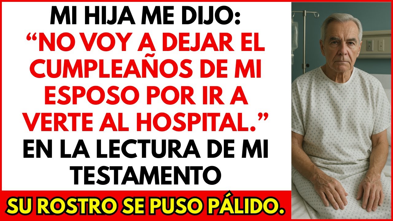 Me llevaron al hospital inconsciente. Los médicos llamaron a mi hija, pero ella dijo: 