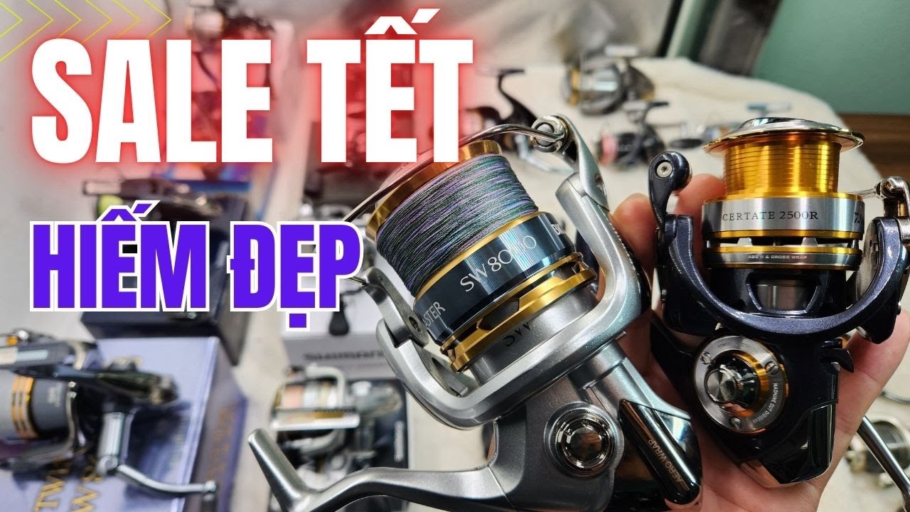 Giảm Giá Cuối Năm Lô Máy Câu Nhật Bản Chính Hãng | Shimano Daiwa #máycâulure #máycâunhật #maycauca