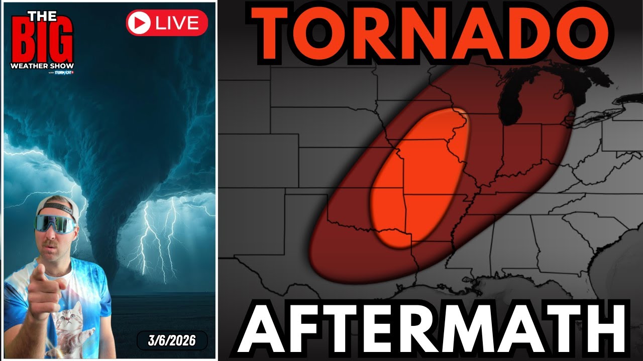 🔴 LIVE: The LATE Weather Show |Tracking TORNADOS, Damage Reports, and Whats Next?