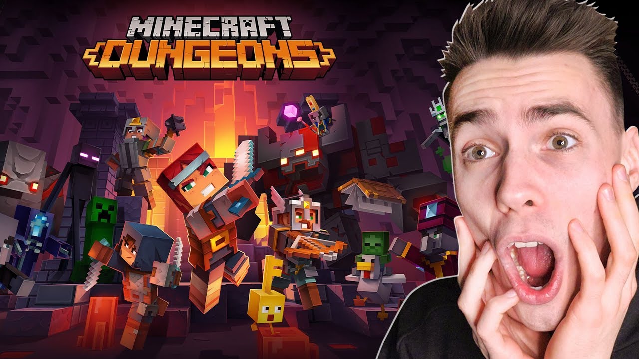 M&Oacute;J PIERWSZY RAZ w Minecraft DUNGEONS