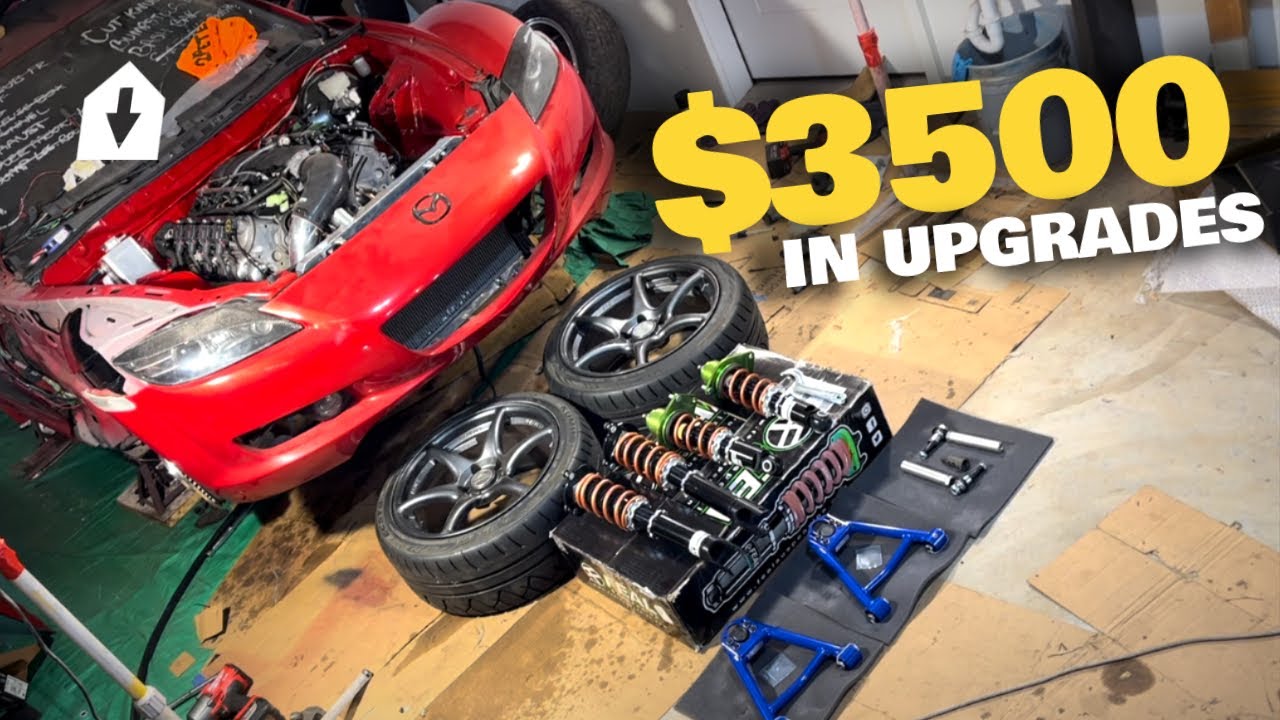 Устанавливаю ОГРОМНЫЕ улучшения подвески на мой RX8!