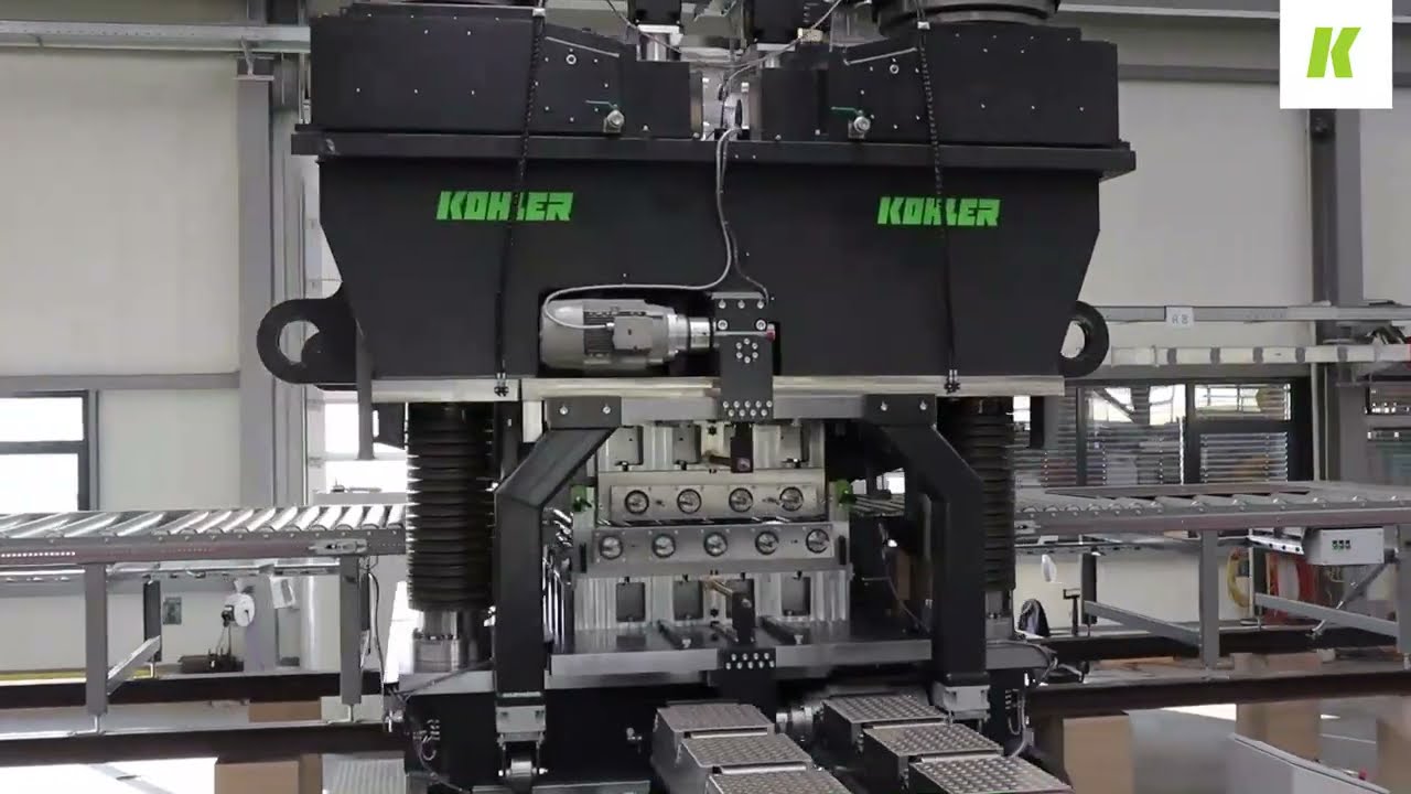 The Peak Performer 190P part leveler: for flat and stress-free metal sheets in heavy industry.