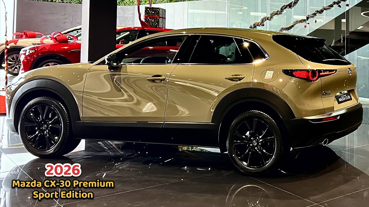 New Arrival! 2026 Mazda CX-30 Premium Sport - New Technology Exterior and Interior Details