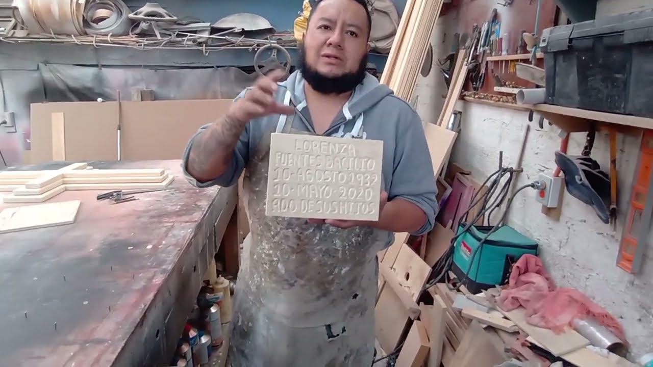 Como grabar unas letras con el router 🔥👍😎