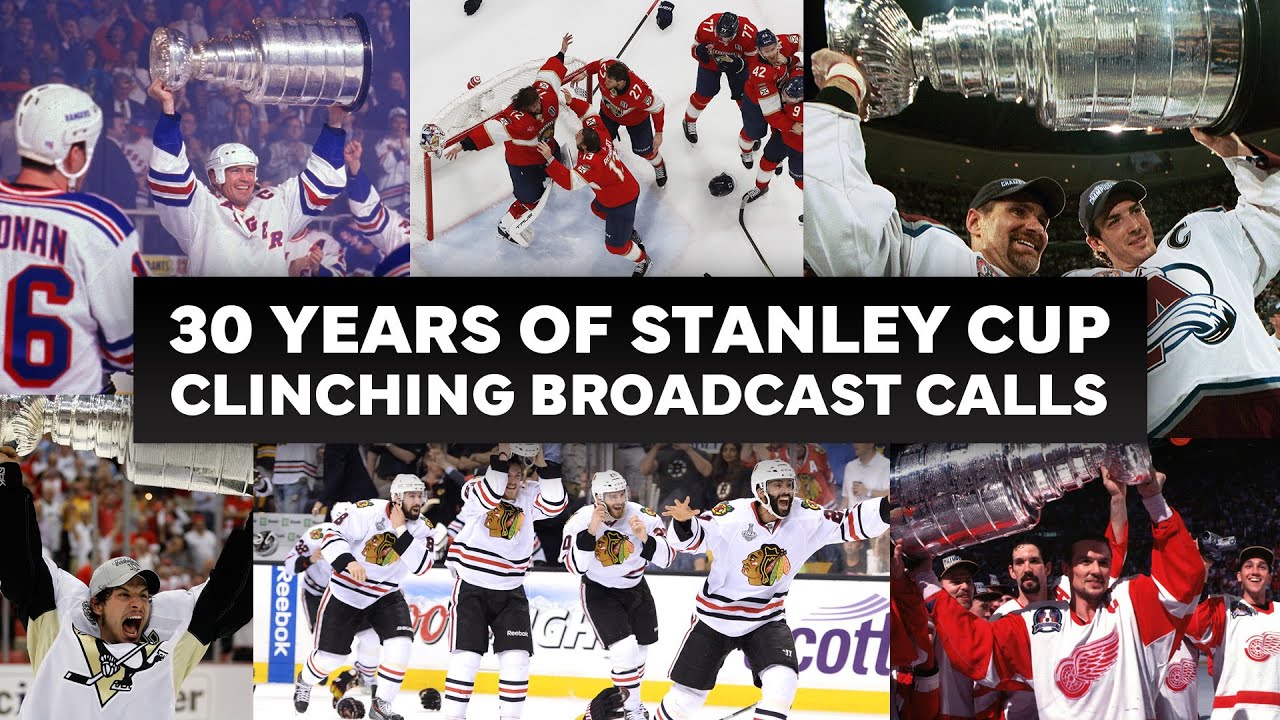 Stanley Cup Final celebrations of the last 30 years