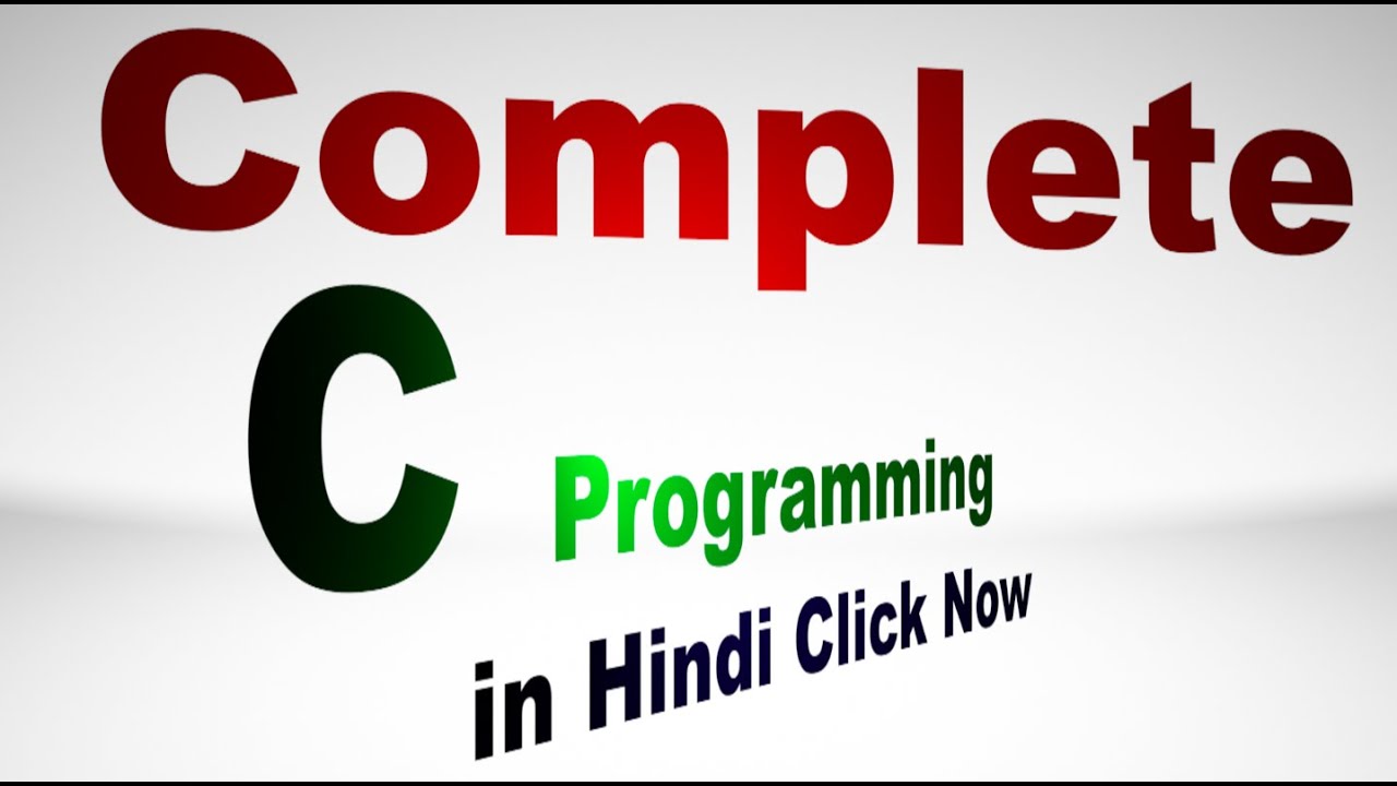 C Full Course | Full Course on C Programming