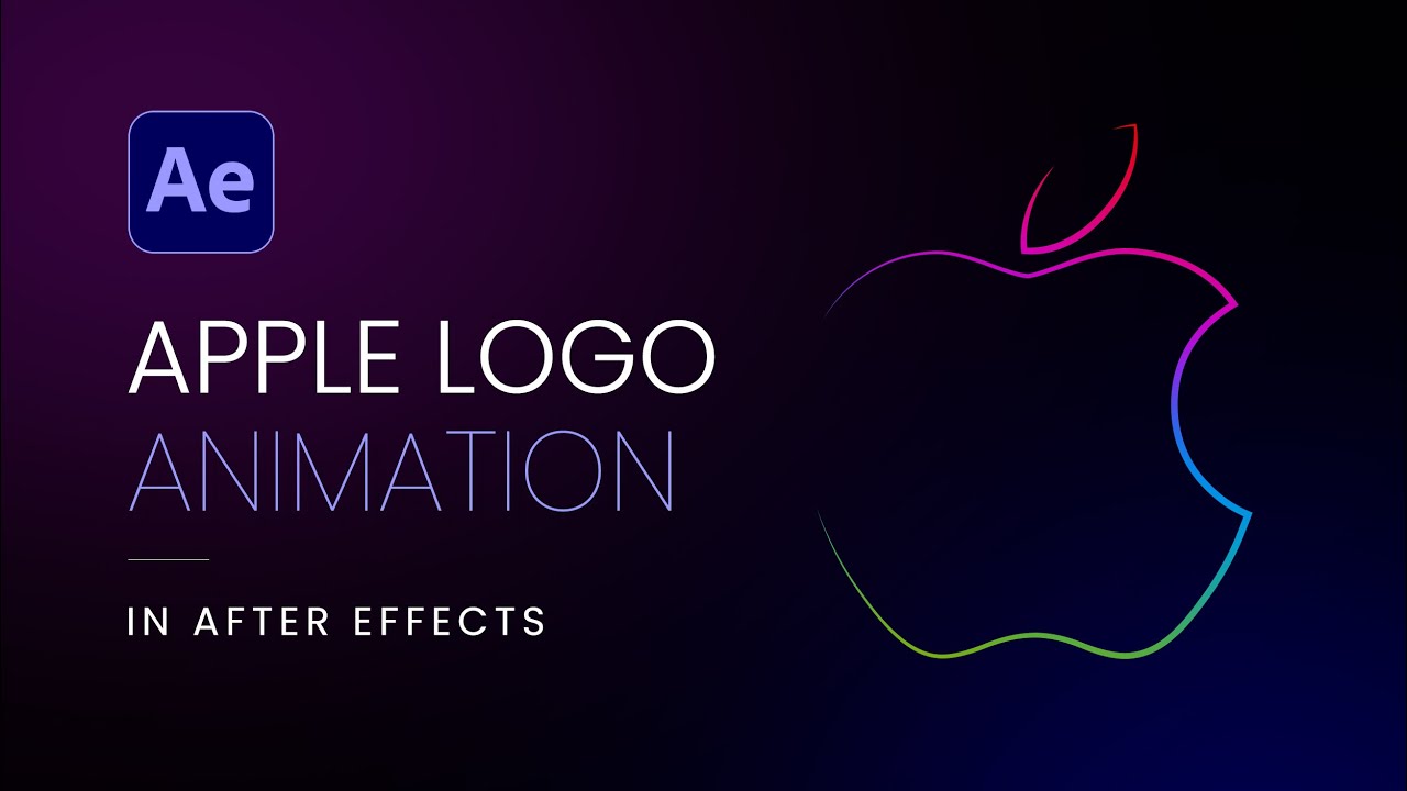 Apple Logo Animation in after effects 2021 (Hindi) #motiondesign #aftereffects #microinteractions