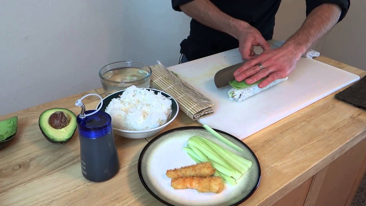 Using Avocado on Top of Sushi: How to Make a Caterpillar Roll