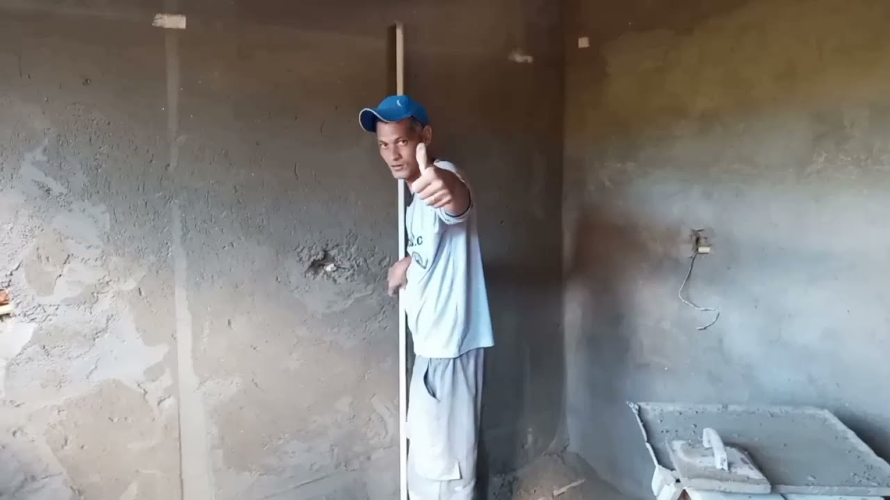 como sarrafear uma parede do jeito simples e fácil.