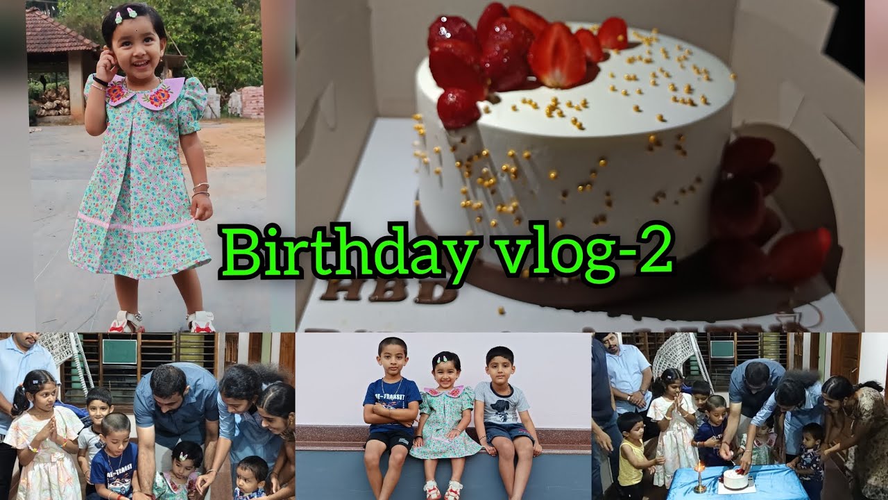ಎರಡನೇ ವರ್ಷದ birthdayಗೆ ಎರಡು ದಿನ celebration ಆ...? Birthday vlog -2