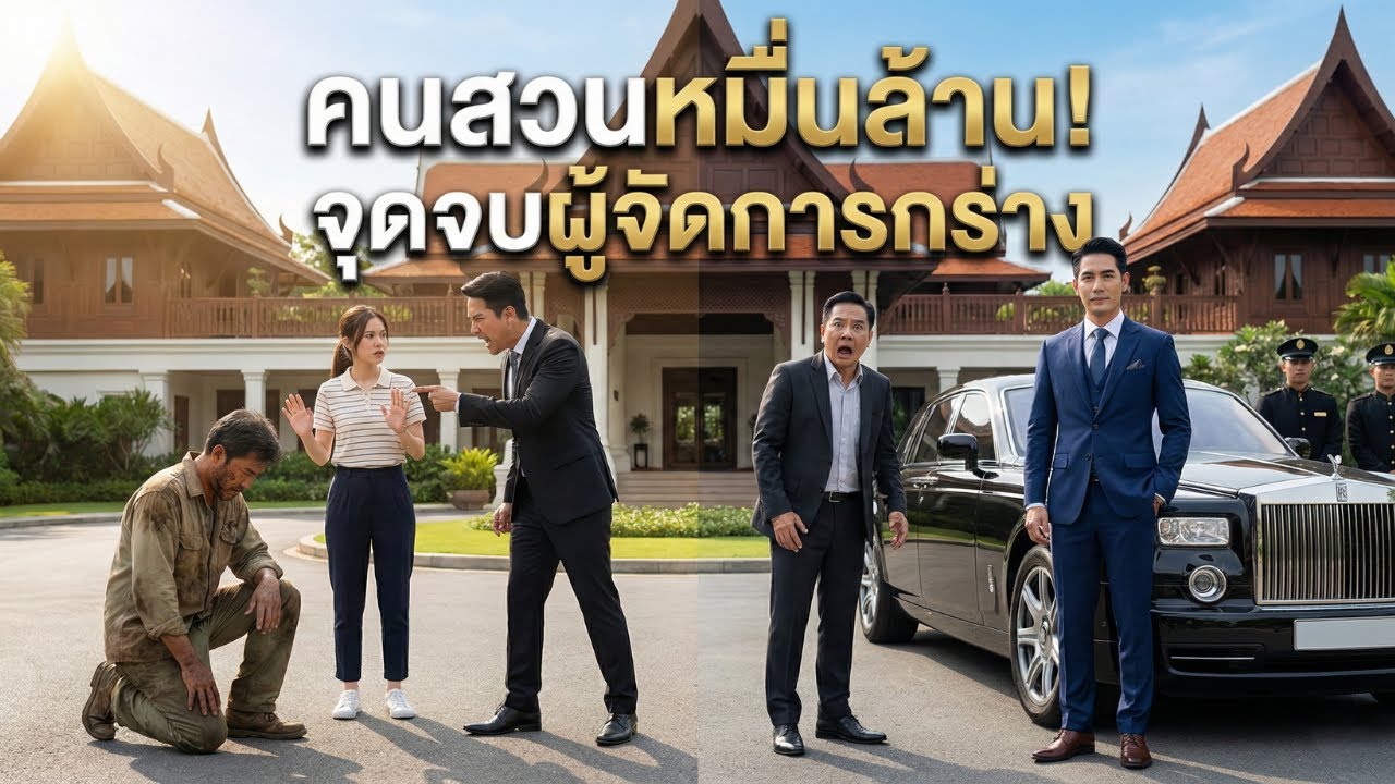 ผู้จัดการดูถูกคนสวนว่าเป็นขยะ หารู้ไม่คือท่านประธาน! จุดจบคนเนรคุณ..สะใจมาก