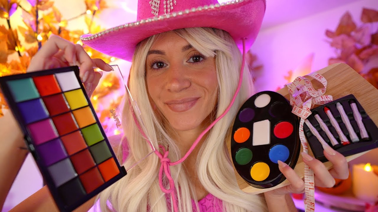 ASMR Getting You Ready For Halloween (makeup, measuring, personal attention)
