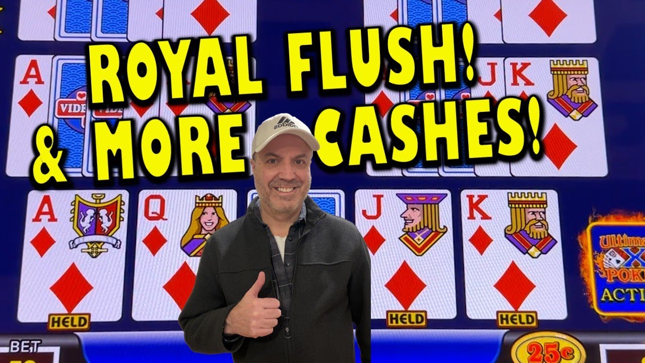 Royal Flush & More Cashes! Video Poker #casinodeano