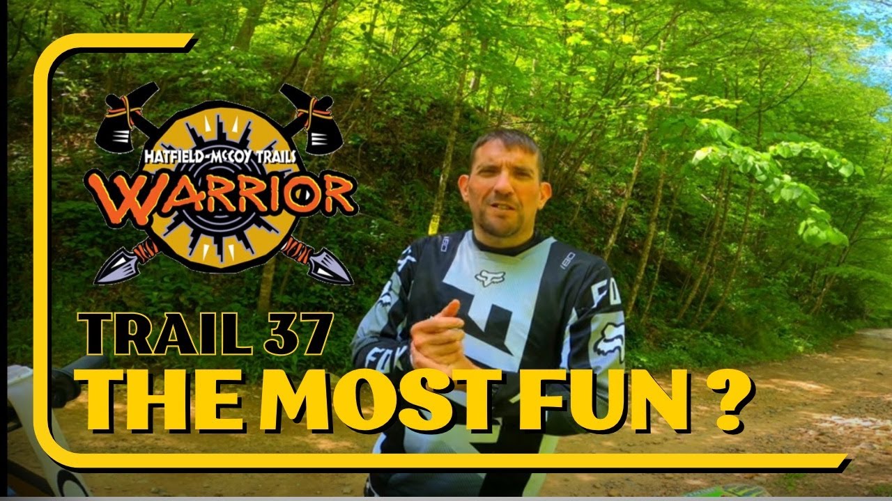 Поездка на мотоцикле по трассе 37 Warrior Trail System (Hatfield McCoy Trails WV)