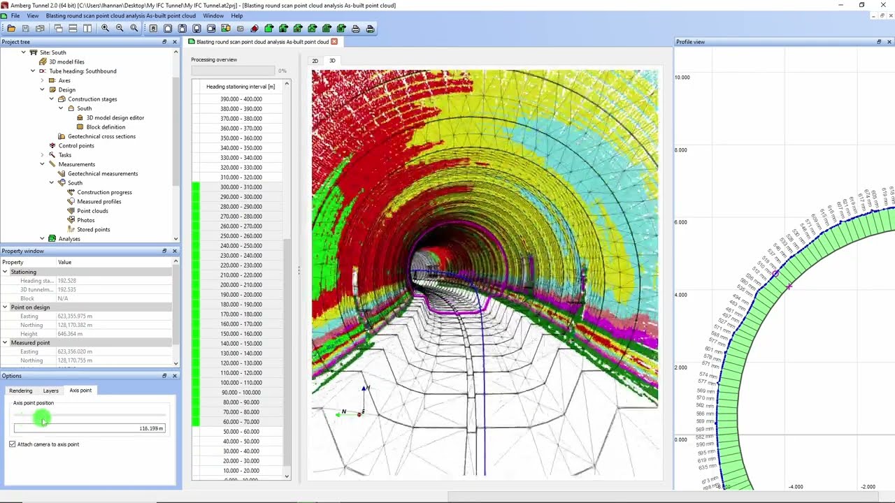 Amberg Tunnel IFC workflow