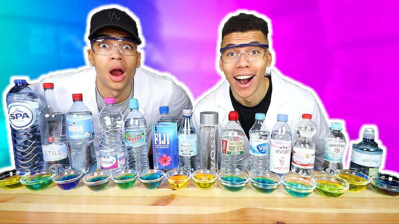 EXPERIMENT -  WELCHES WASSER IST DAS BESTE FÜR DEINE GESUNDHEIT? | Kelvin und Marvin