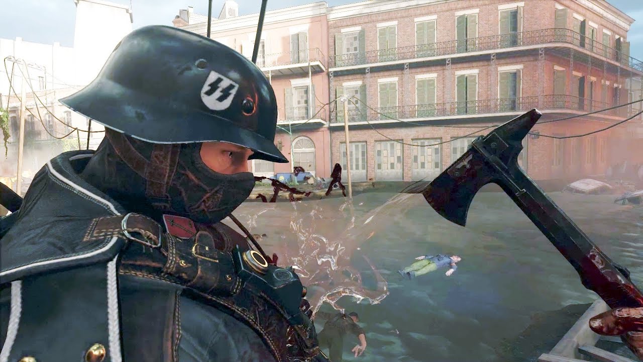 WOLFENSTEIN 2 - Stealth Mission Gameplay Rampage