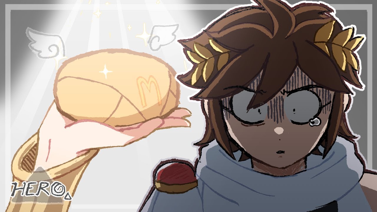 Palutena Throws Pit's Burger out the Car (EMOTIONAL)