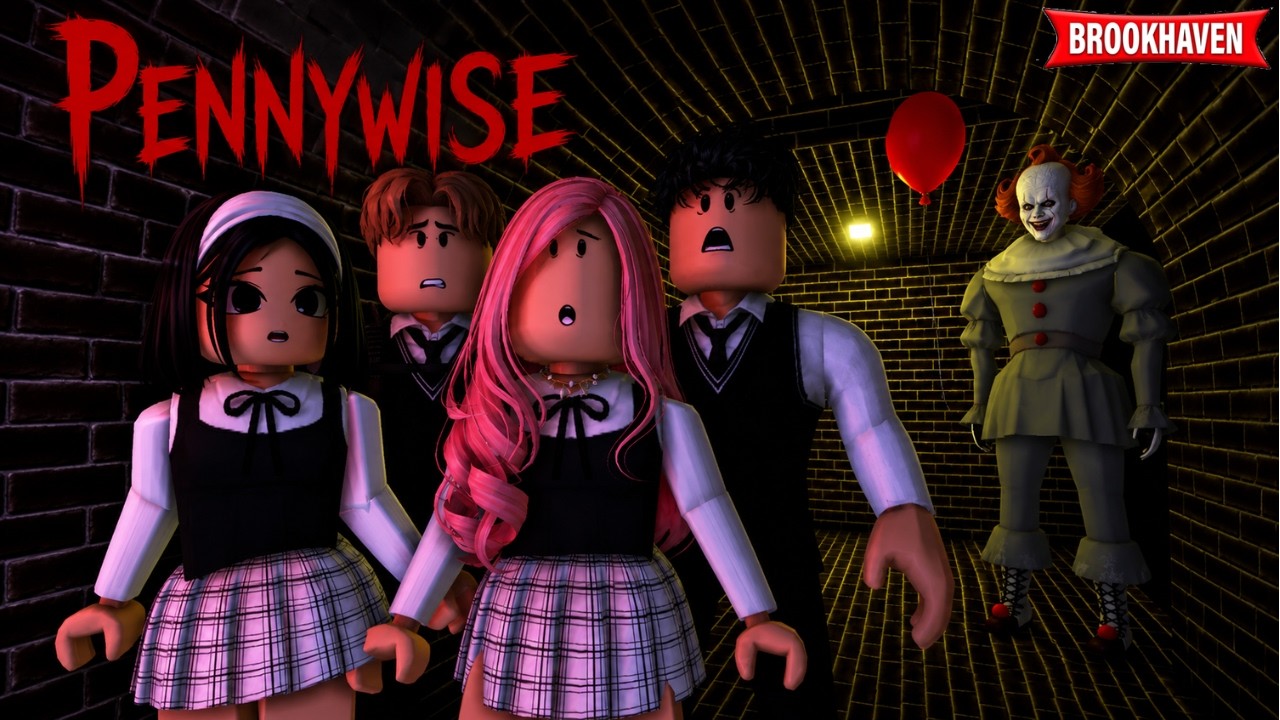 PENNYWISE (EL PAYASO) | Mini Pelicula | Brookhaven rp🏡historia de roblox