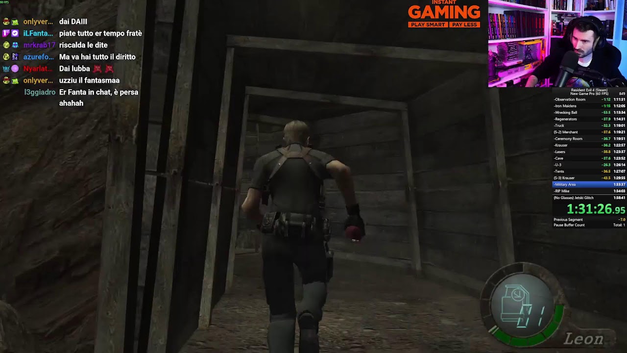 🏃 LIVE 🏃PUNTIAMO RECORD ITA  🏃 SPEEDRUN RE 4 OG 🏃 NG PRO 🏃