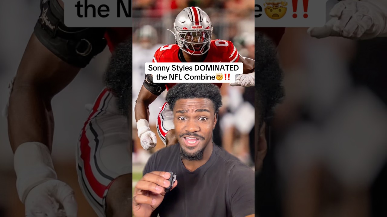 Sonny Styles is a FREAK OF NATURE🤯‼️ #collegefootball #nflcombine