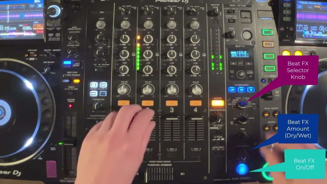 Beat FX on the DJM