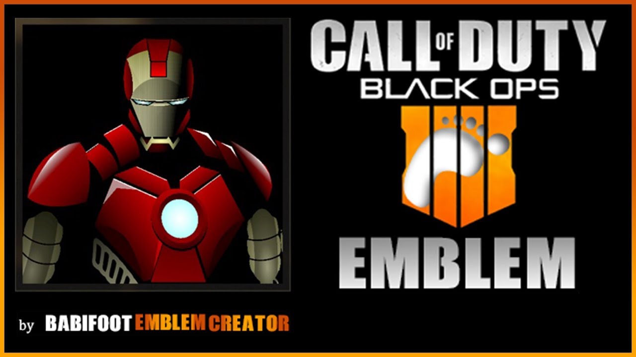 BO4 Emblem Tutorial - Iron Man