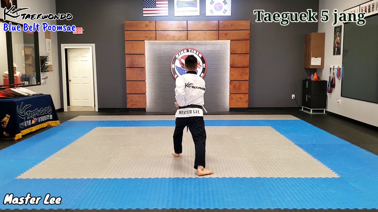 Taeguek 5 jang (KT Taekwondo Blue belt Poomsae)