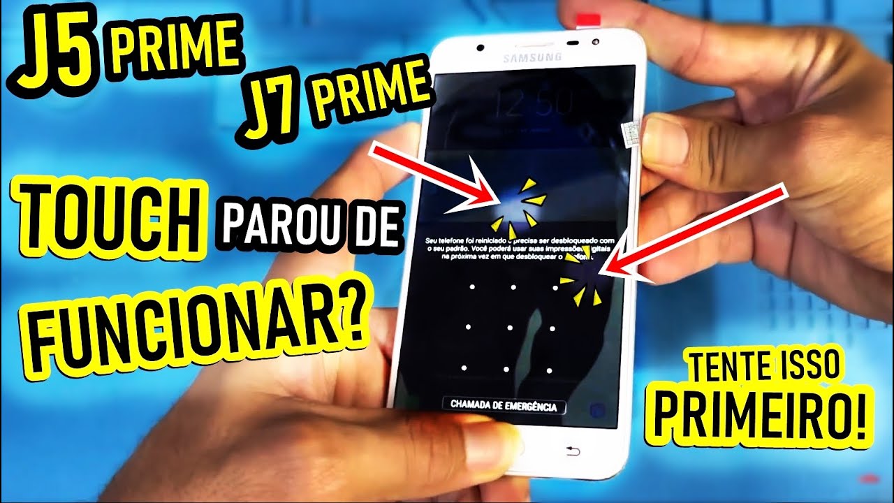 J5 Prime ou J7 Prime TOUCH parou de funcionar? TENTE ISSO PRIMEIRO é muito SIMPLES!