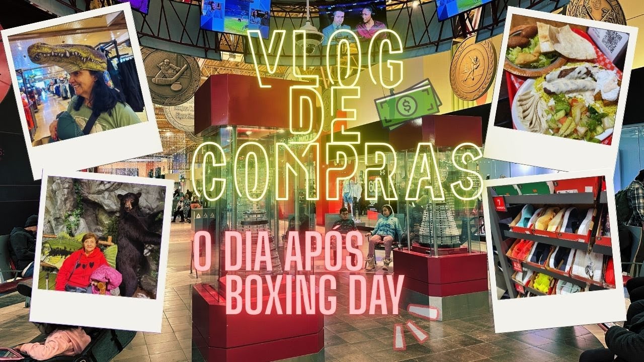 VLOG DE COMPRAS - O DIA APÓS BOXING DAY NO CANADÁ ! 💸💸
