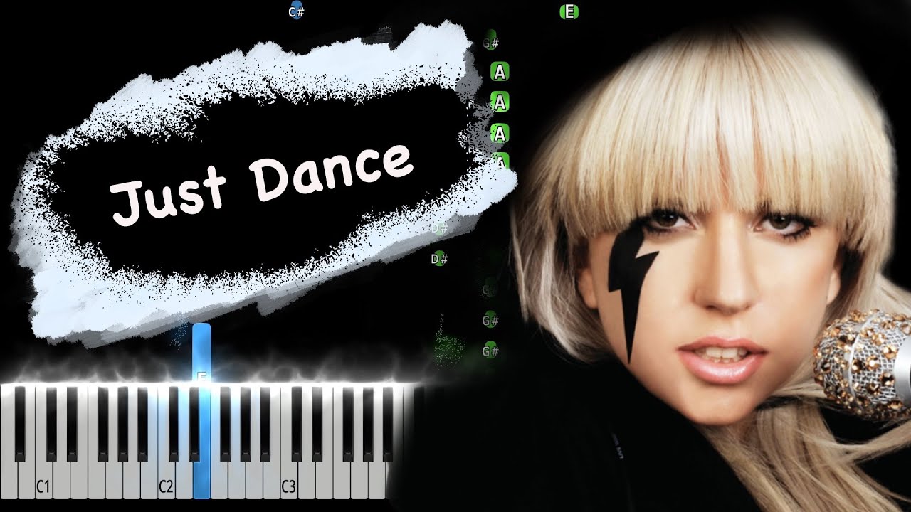 Lady Gaga - Just Dance Piano Tutorial