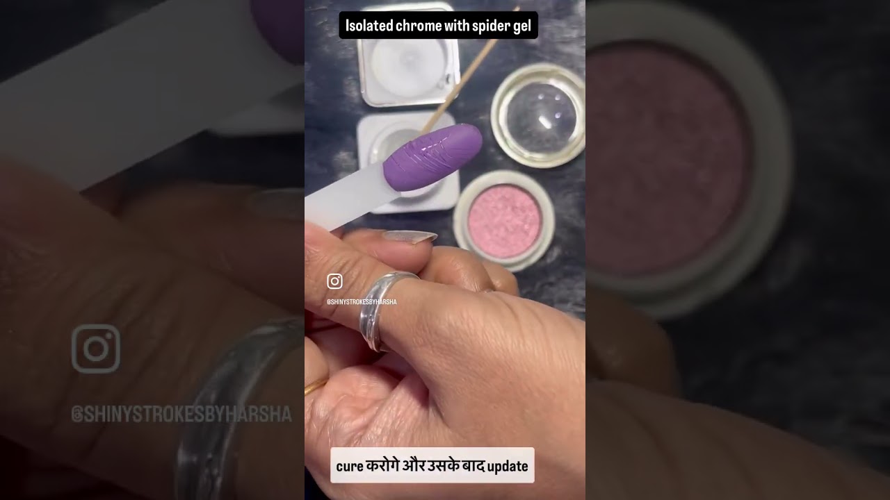 Isolated chrome using spider gel 