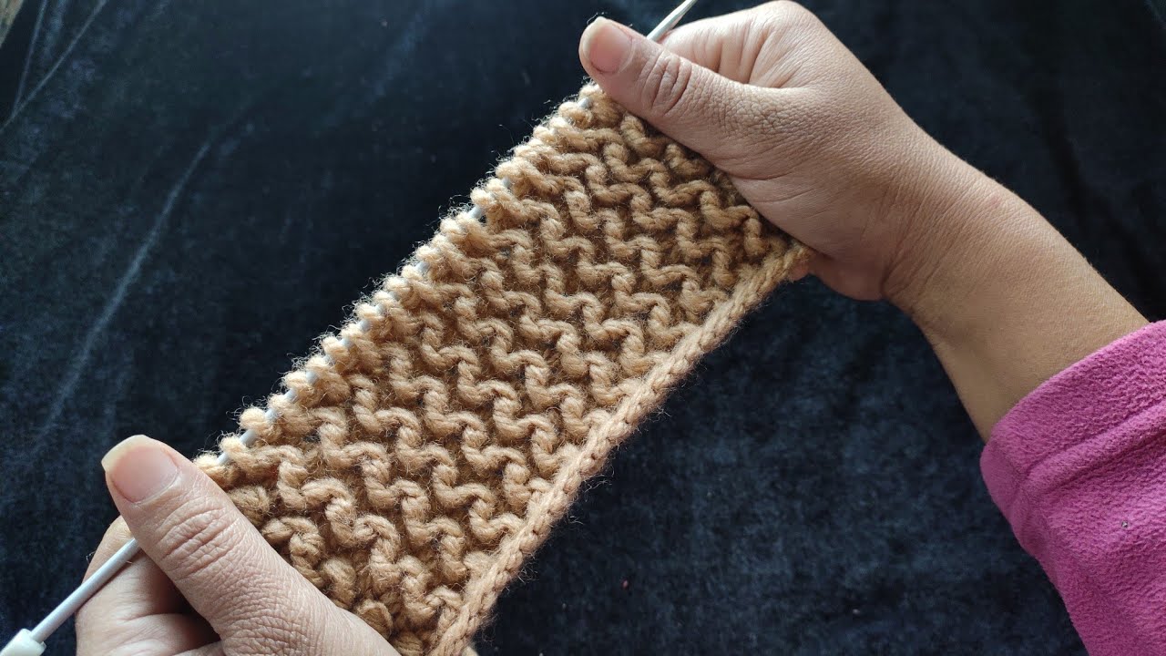 Vertical weaves knitting design|| beautiful weaves bunai design|| lehar bunai design for all.
