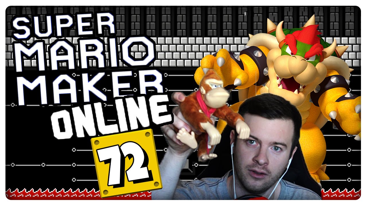 SUPER MARIO MAKER ONLINE Part 72: Bowser rasiert mit Scrollinglevel: Bowser's Treacherous Trek