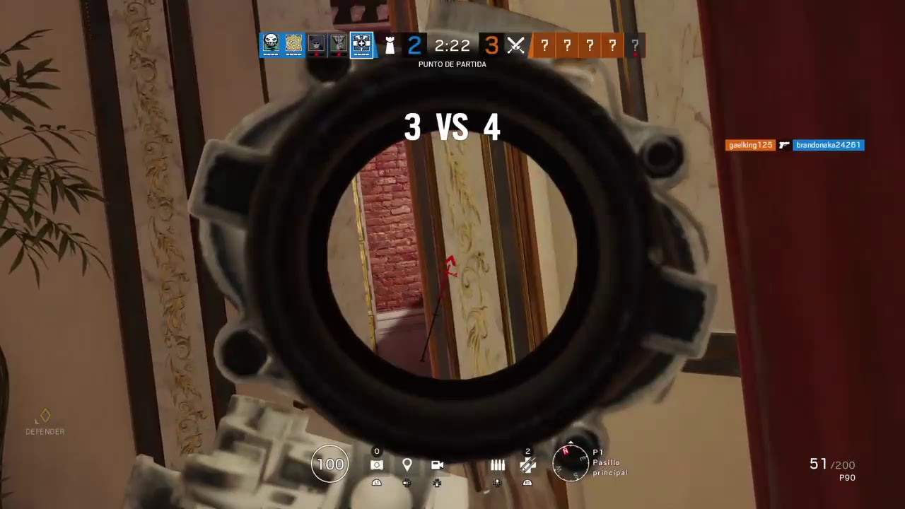 Rainbow  6 Ciego con Kain