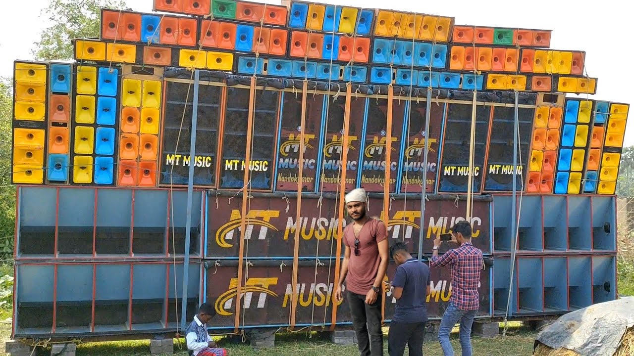 ইতিহাসে এই প্রথমবার MT Music 2টা পপ বেশ একসাথে বসিয়ে বাজাচ্ছে অপারেটর বললো💪2Pis Pop Bass Full Setup