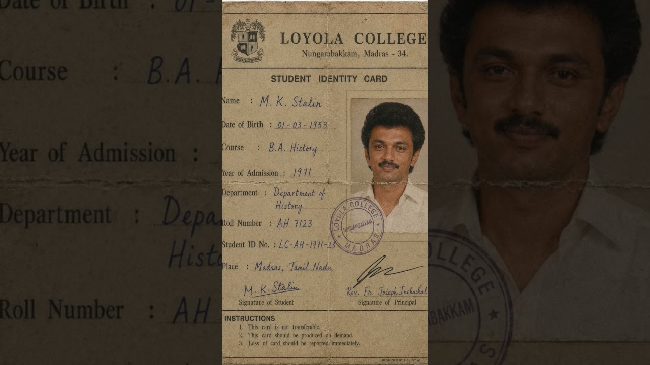 M.K. Stalin 🔥