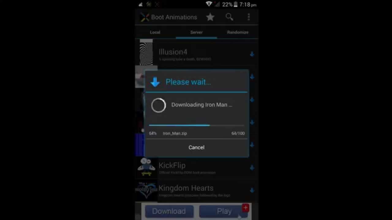 How to change boot animation on android (root)