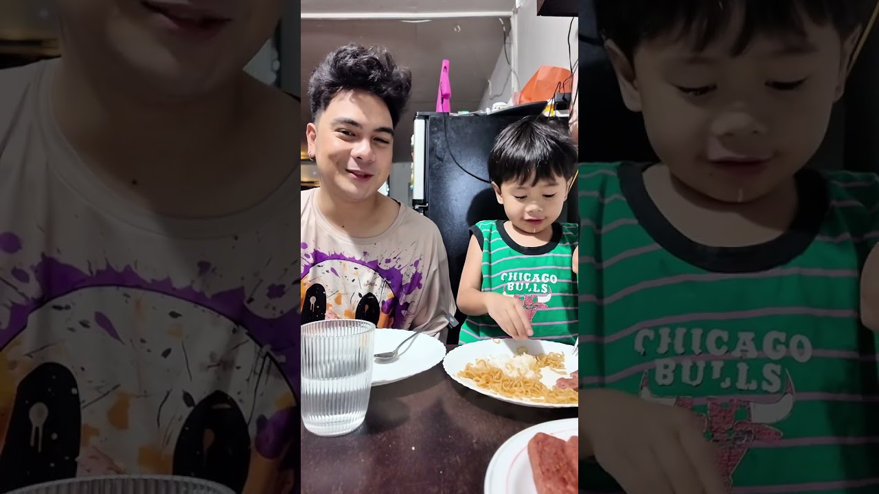 Pansit Canton with Spam at Mangga dessert. 😋 #EriSeries #HiRocket #Foodtrip