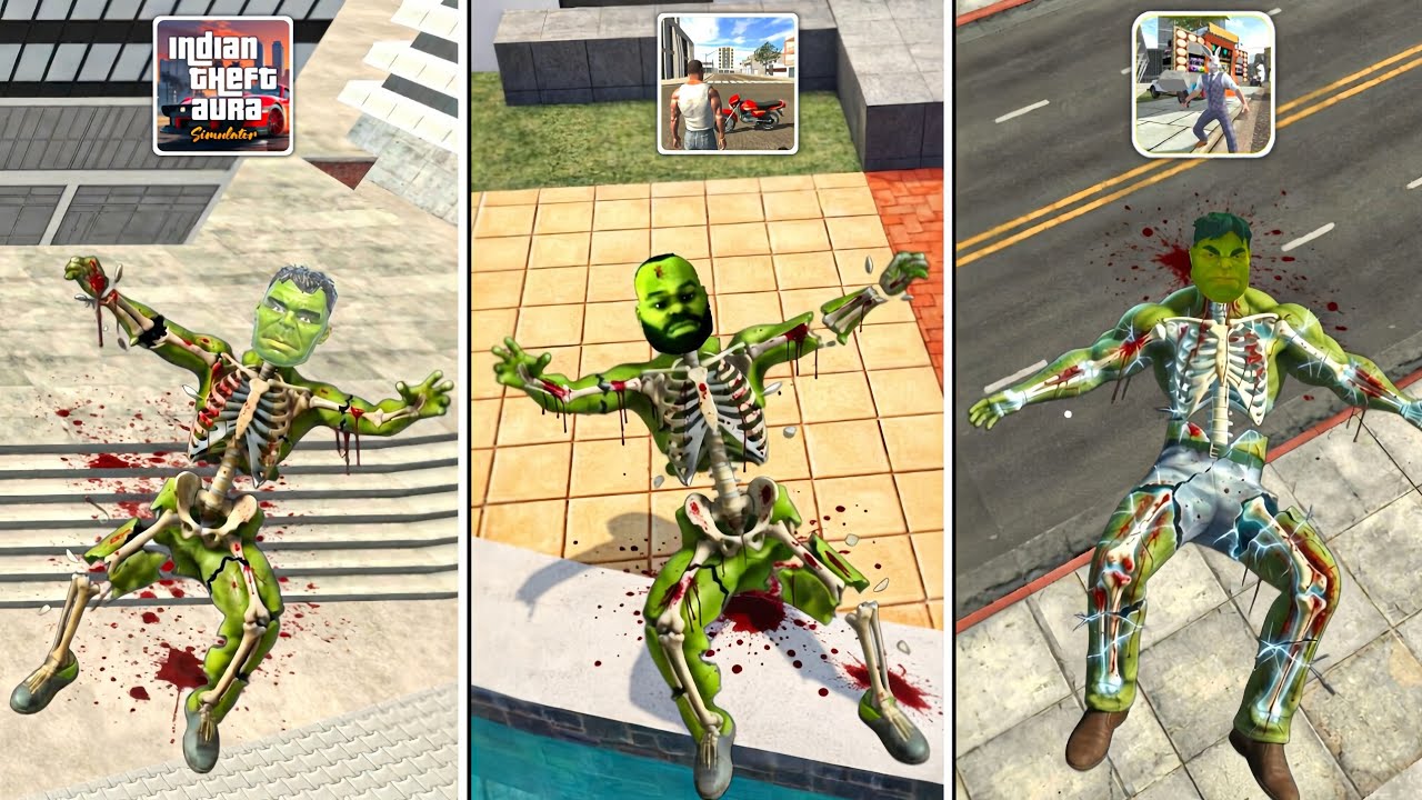 Hulk Bone Breaking in Indian GTA Games 🤯