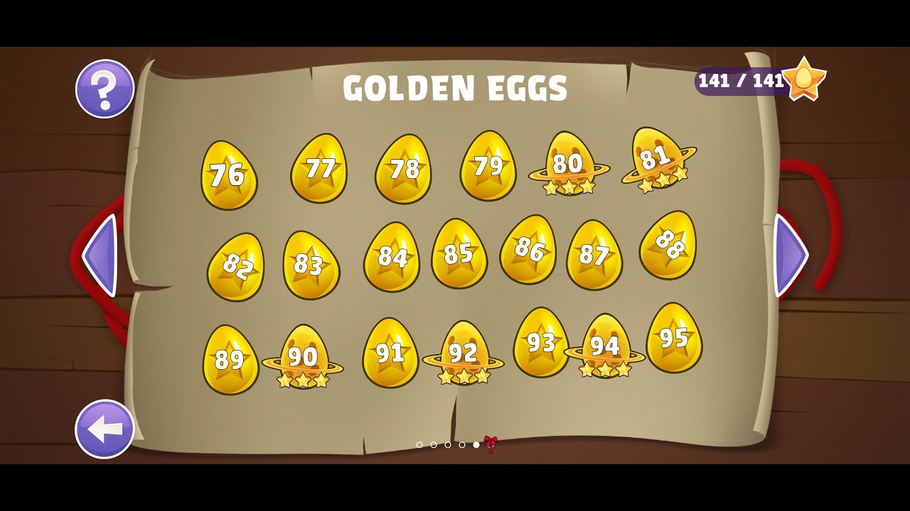 Angry Birds Reloaded Golden Eggs 76-95